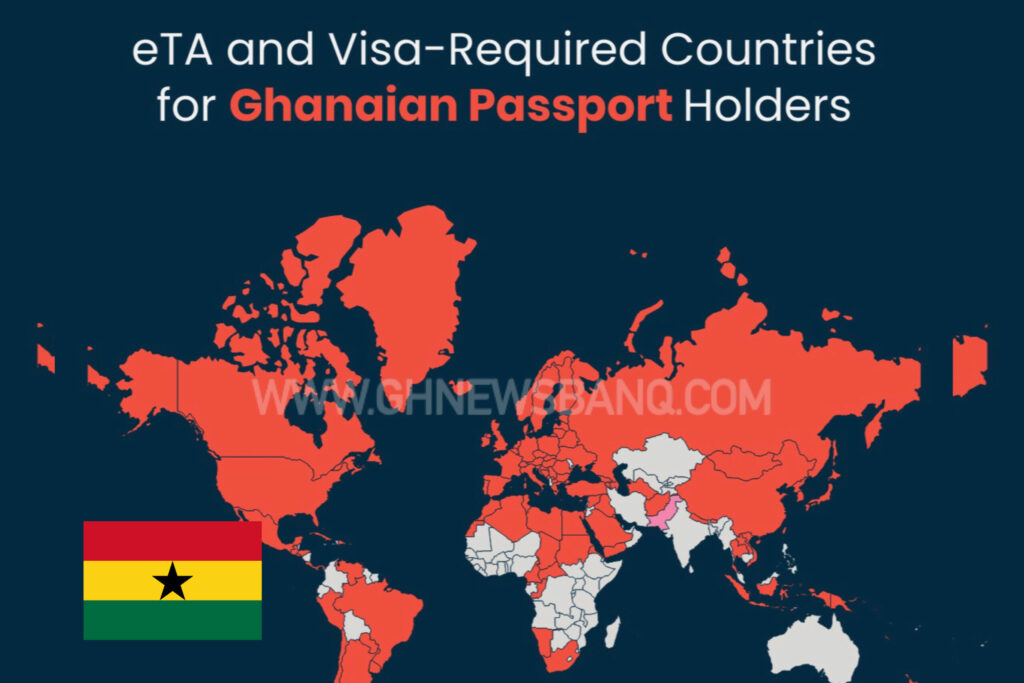 What countries require Ghanaian citizens to get a visa in 2023